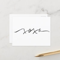 Carte postale XOXO