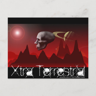 Carte Postale Xtra Terrestria, Xtra Terrestrial, la peinture est