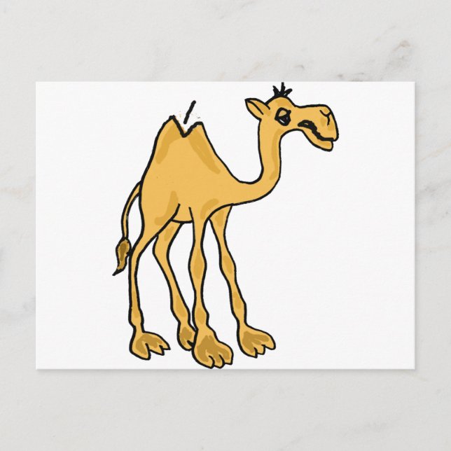 Carte Postale XX- Drôle Carton de Camel (Devant)