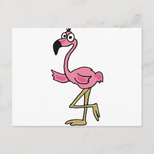 Carte Postale XX- Flamant rose amusant