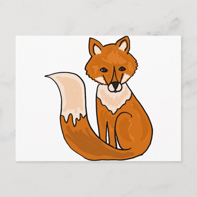 Carte Postale XX- Foxy Fox (Devant)