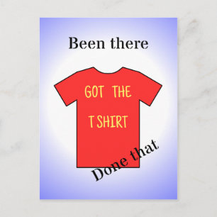 Carte Postale Y a-t-il eu ce t-shirt rouge ?