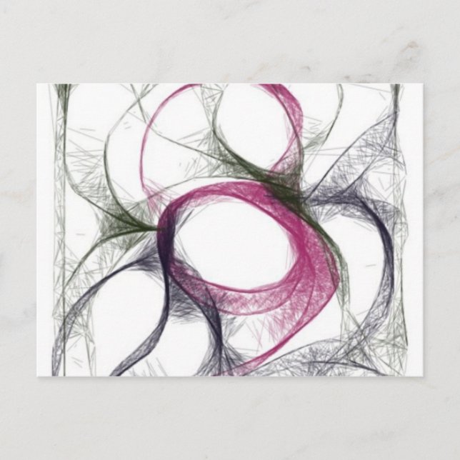 Carte Postale yaei_linkked projet de neurone interconnecté (Devant)