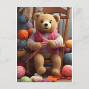 Carte Postale Yarnie Bear