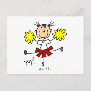 Carte Postale Yay Team Cheering Tshirts et cadeaux
