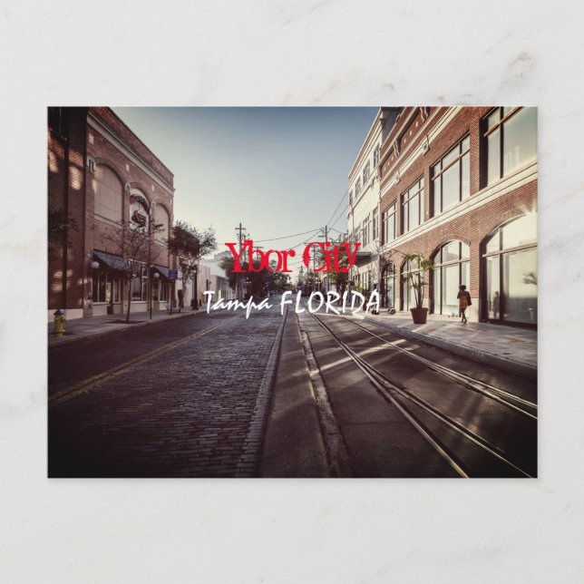 Carte Postale Ybor City, Tampa FLORIDA (Devant)