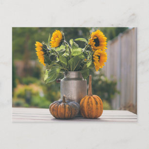 Carte Postale Yellow Hardy Sunflower Meilleures photos de tourne