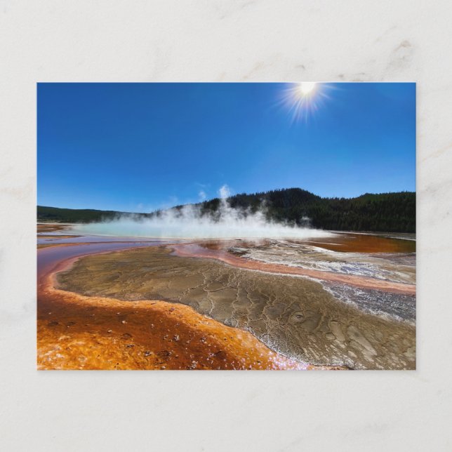 Carte postale Yellowstone Hot Springs (Devant)