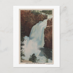 Carte Postale Yellowstone, WYView of Yellowstone River Falls