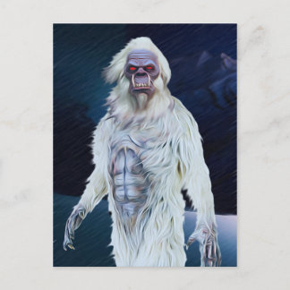 Carte Postale Yeti (Creeptid)