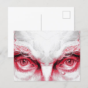 Carte Postale Yeux de l'ancien mal – Alerte rouge
