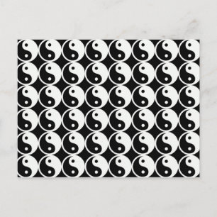 Carte Postale Yin et Yang Motif