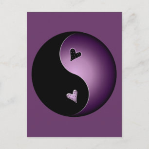 Carte Postale yin yang