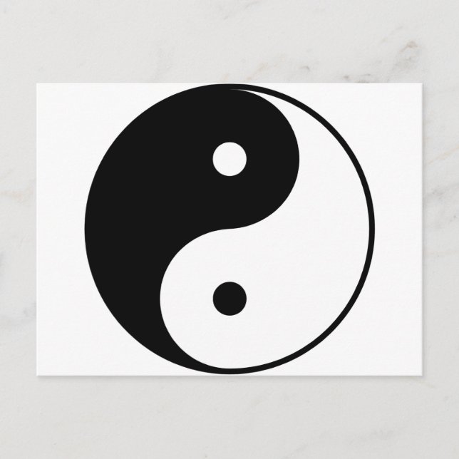Carte Postale Yin Yang (Devant)