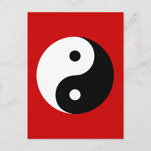 Carte Postale Yin Yang