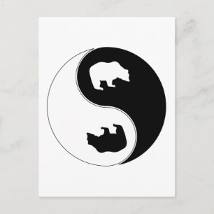 Carte Postale Yin Yang