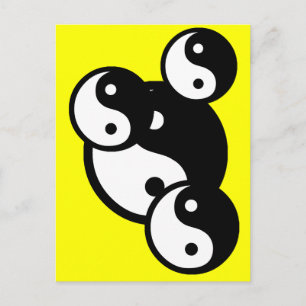 Carte Postale ying yang