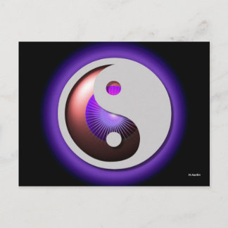 Carte postale YinYang Design