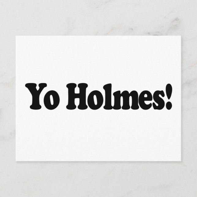 Carte Postale Yo Holmes (Devant)