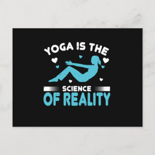 Carte Postale Yoga - Le Yoga Est La Science De La Réalité