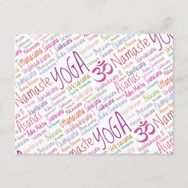 Carte Postale Yoga Lover (Devant)