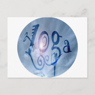 Carte Postale Yoga Nuages extérieurs