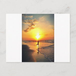 Carte Postale Yoga Sunrise