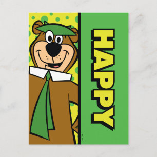 Carte Postale Yogi l'ours heureux