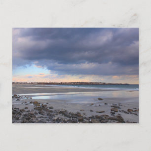 Carte Postale York Beach Maine Journée d'hiver calme