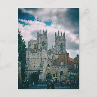 Carte Postale York Minster et barre de Bootham