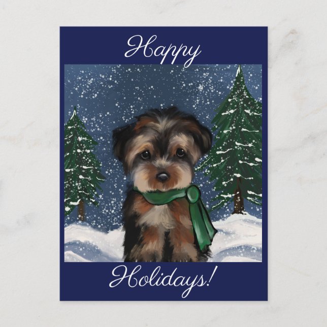 CARTE POSTALE YORKIE (Devant)