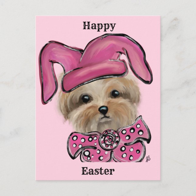 Carte Postale Yorkie   (Devant)