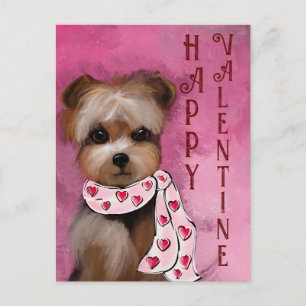 CARTE POSTALE YORKIE