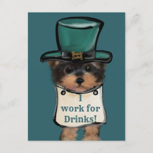 Carte Postale Yorkie Poo