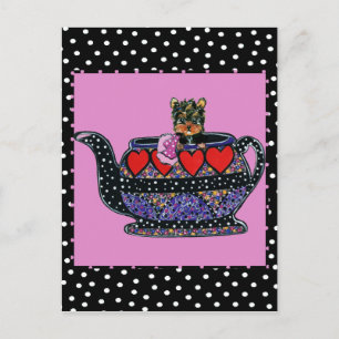 Carte Postale Yorkie Poo