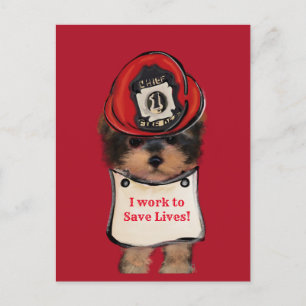 Carte Postale Yorkie Poo