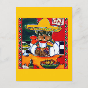 Carte Postale Yorkie Poo Cinco de Mayo