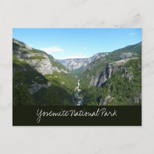 Carte Postale Yosemite Valley dans le parc national de Yosemite