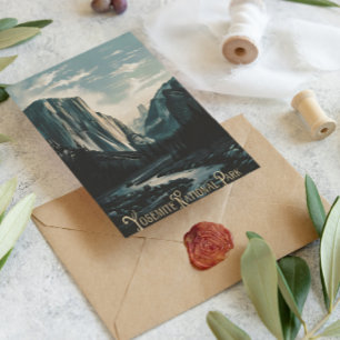 Carte Postale Yosemite Valleys Serene Morning