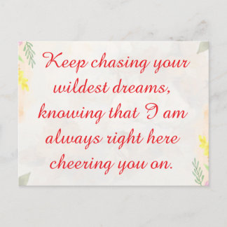 Carte Postale You are my greatest adventure. Keep shining bright