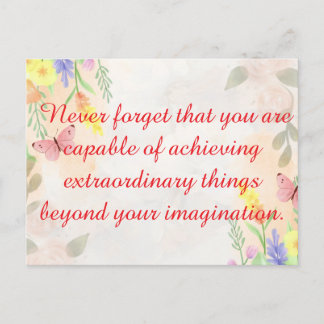 Carte Postale You are my greatest adventure. Keep shining bright