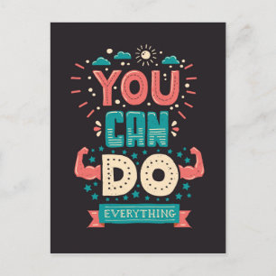 Carte Postale You Can Do Everything