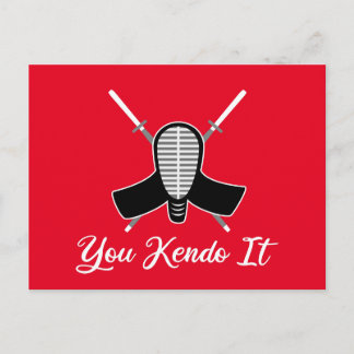 Carte Postale You Kendo It - drôle Kendo Aikido Pun Joke Graphic
