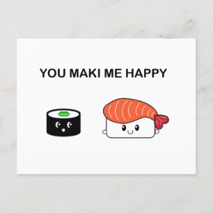 Carte Postale You maki me happy suziethesuzie