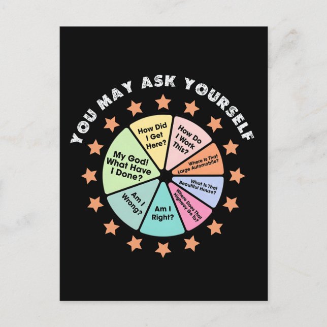 CARTE POSTALE YOU MAY ASK YOURSELF (Devant)