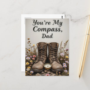 Carte Postale You My Compass Papa Nature Trail Fête des pères