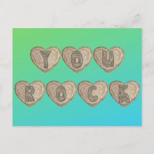 Carte Postale You Rock Platon Valentine