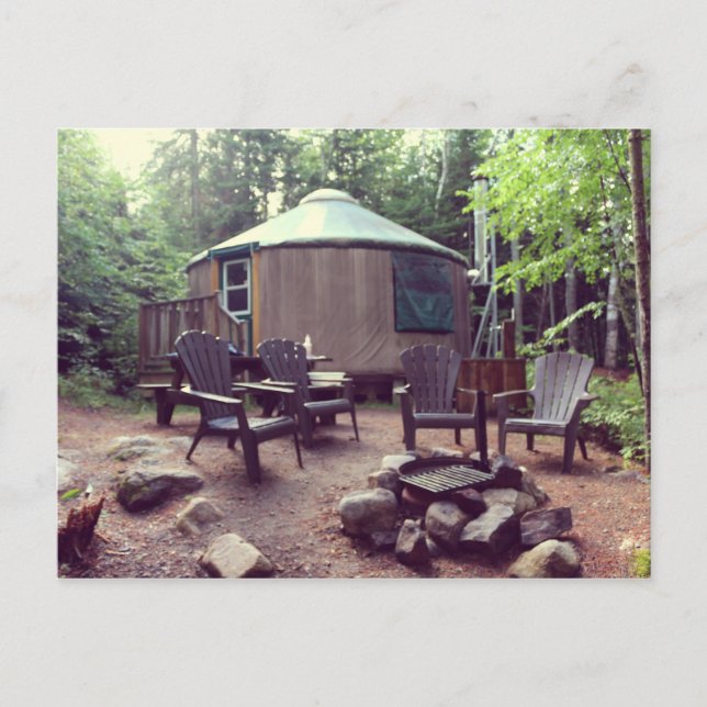 Carte Postale Yourte (Devant)