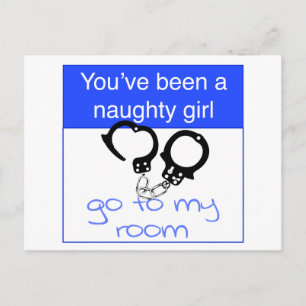 Carte Postale You've been a naughty girl
