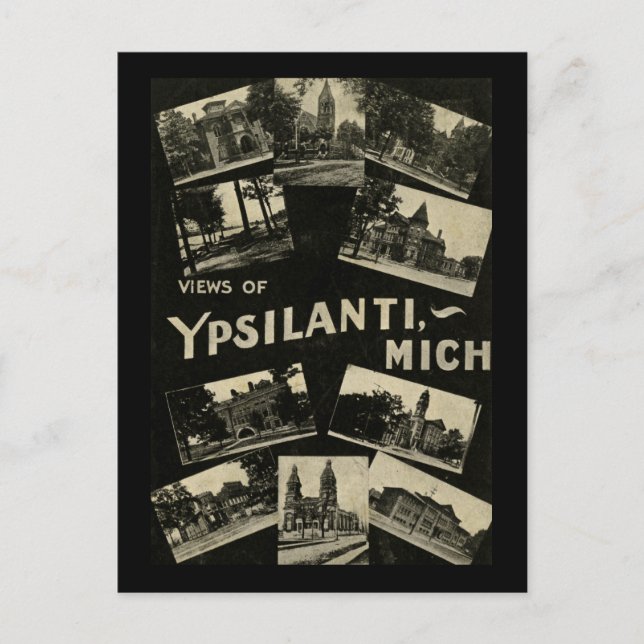 Carte Postale Ypsilanti Michigan - Vintage (Devant)